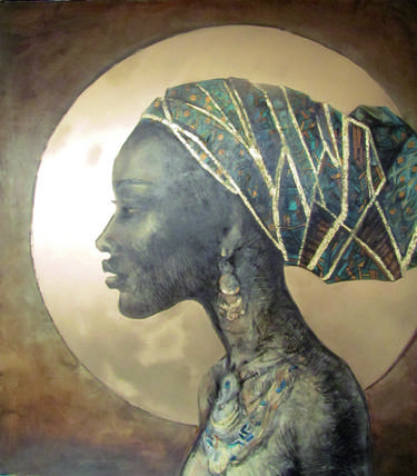 Original Conceptual World Culture Paintings by Albina Tabaka