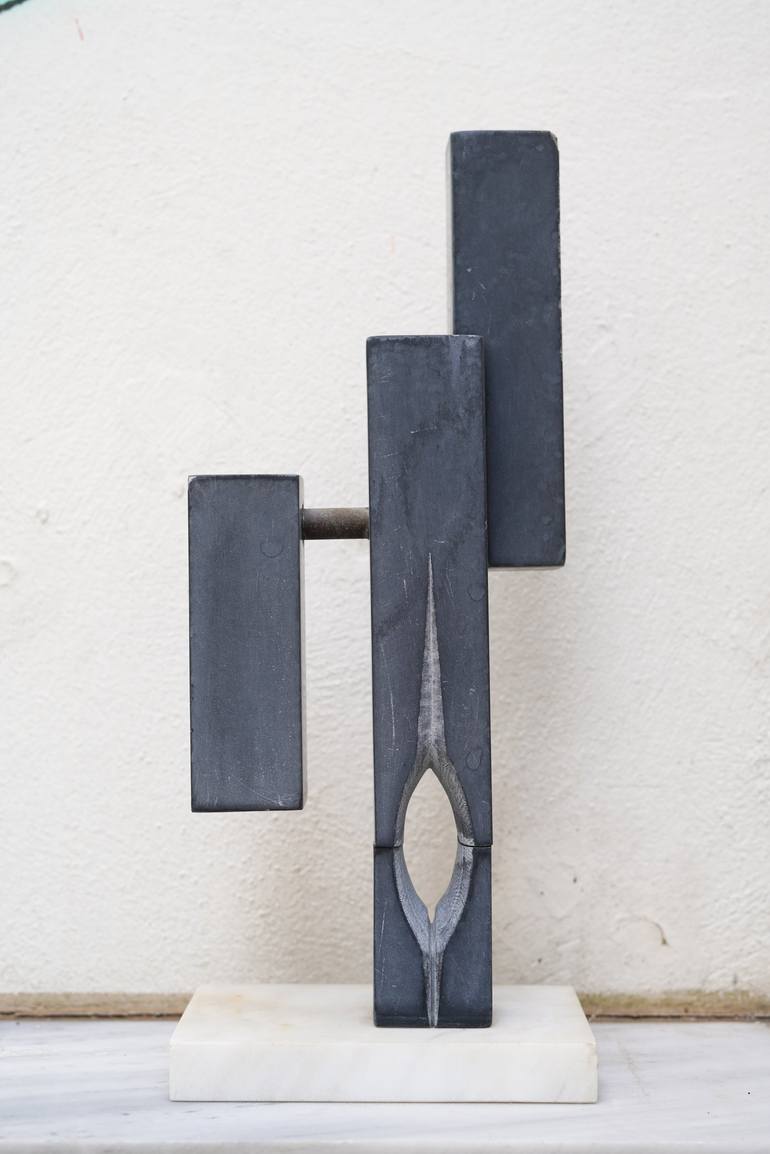 Original Abstract Geometric Sculpture by Vangelis Ilias