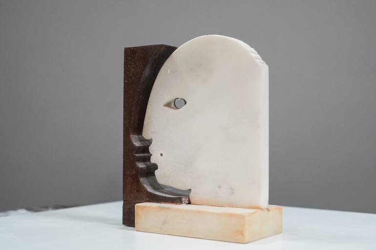 Original Figurative Portrait Sculpture by Vangelis Ilias
