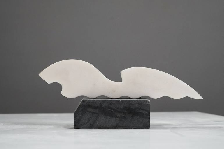 Original Abstract Seascape Sculpture by Vangelis Ilias