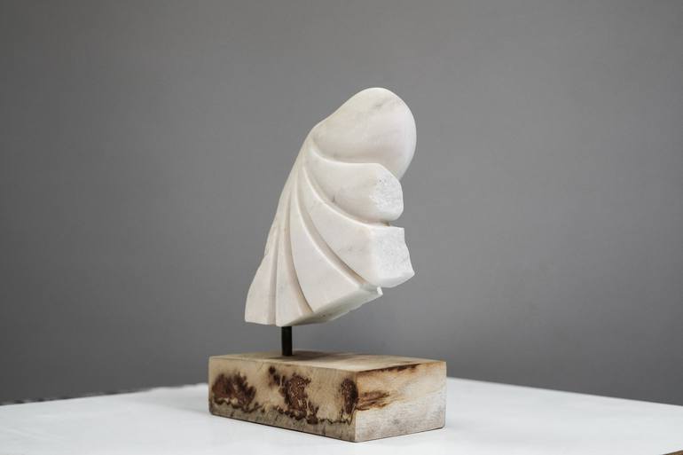 Original Abstract Sailboat Sculpture by Vangelis Ilias