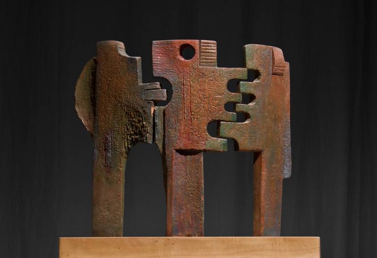Original Abstract Expressionism Abstract Sculpture by Vangelis Ilias