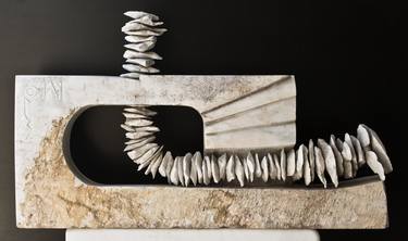 Original Abstract Expressionism Abstract Sculpture by Vangelis Ilias