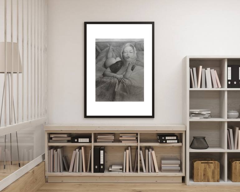 Original Other Nude Drawing by Stamatis Anagnostou