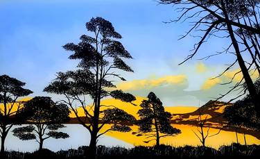 Original Realism Landscape Paintings by Richard King