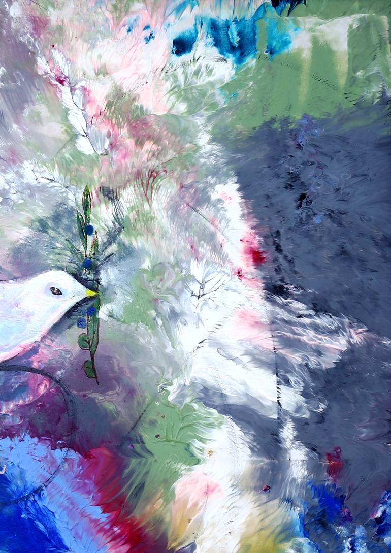 Original Abstract Nature Painting by Sharmila Thapar
