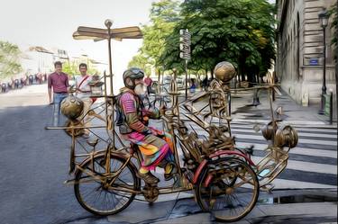 Print of Bicycle Photography by SuzAnne Kaltbaum