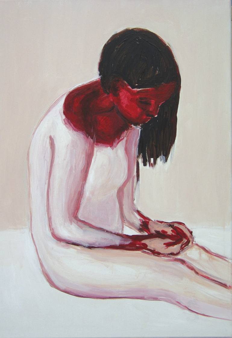 Original Contemporary People Paintings by Jana Hatalova