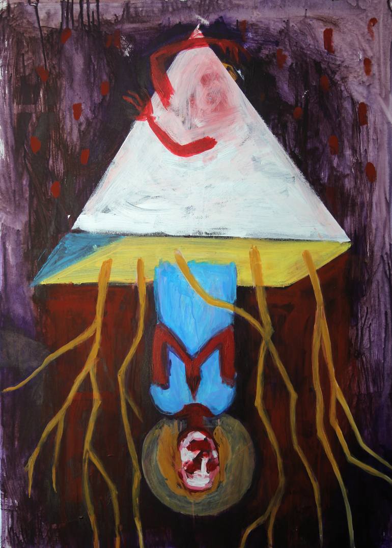 Gemini Painting By Jana Hatalova Saatchi Art