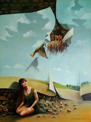 Original Surrealism Nature Paintings by Gregor Ziolkowski