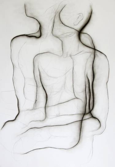 Print of Abstract Body Drawings by Ieva Birģele