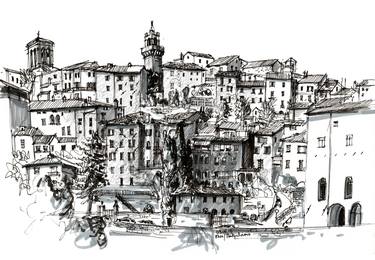 Print of Architecture Drawings by Rhea Silvia Will