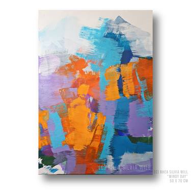Original Abstract Painting by Rhea Silvia Will