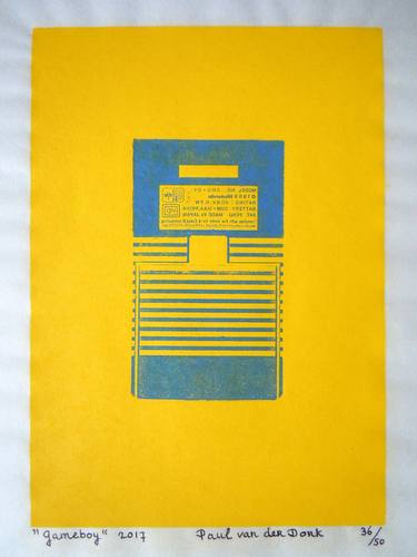 Original Minimalism Pop Culture/Celebrity Printmaking by Paul van der Donk