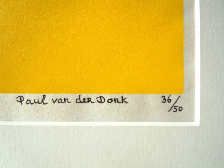 Original Minimalism Pop Culture/Celebrity Printmaking by Paul van der Donk