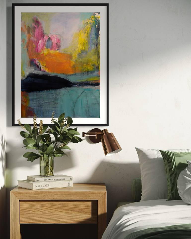 Original Abstract Expressionism Abstract Painting by Judy Konopka