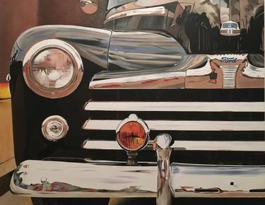 Original Realism Car Paintings by Jenny Whitney