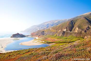 BIG SUR PACIFIC COAST HIGHWAY ONE CALIFORNIA Extra Large Print thumb