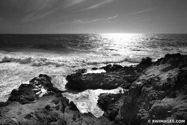 SOBERANES POINT BIG SUR BLACK AND WHITE Extra Large Print thumb
