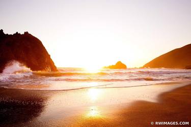 KEYHOLE ARCH SUNSET PFEIFFER BEACH BIG SUR Extra Large Print thumb