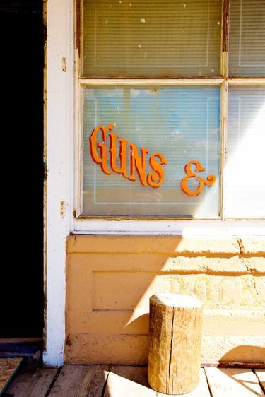 OLD STORE GUN SHOP RURAL TOWN NEW MEXICO Extra Large Print thumb