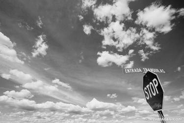 ENTRADA TRANQUILAS NEW MEXICO BLACK AND WHITE Extra Large Print thumb