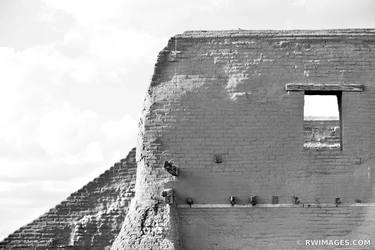 PUEBLO RUINS PECOS NEW MEXICO BLACK AND WHITE Extra Large Print thumb