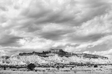 NEW MEXICO LANDSCAPE BLACK AND WHITE Extra Large Signed Print thumb