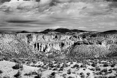 NEW MEXICO LANDSCAPE BLACK AND WHITE Extra Large Signed Print thumb