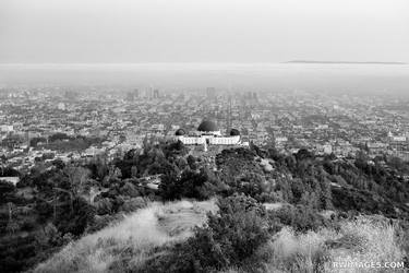 LOS ANGELES BLACK AND WHITE Extra Large Signed Print thumb