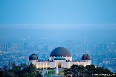 GRIFFITH OBSERVATORY LOS ANGELES Extra Large Signed Print thumb