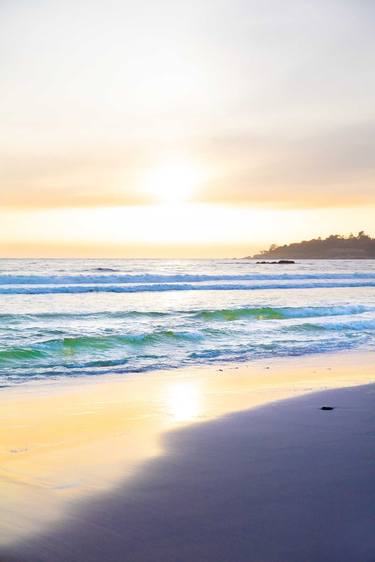 SUNSET BEACH CARMEL BY THE SEA Extra Large Signed Print thumb