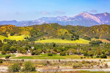 OJAI VALLEY AND TOPATOPA MOUNTAINS OJAI Extra Large Signed Print thumb