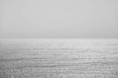 TRANQUILITY SEASCAPE BLACK AND WHITE Extra Large Signed Print thumb