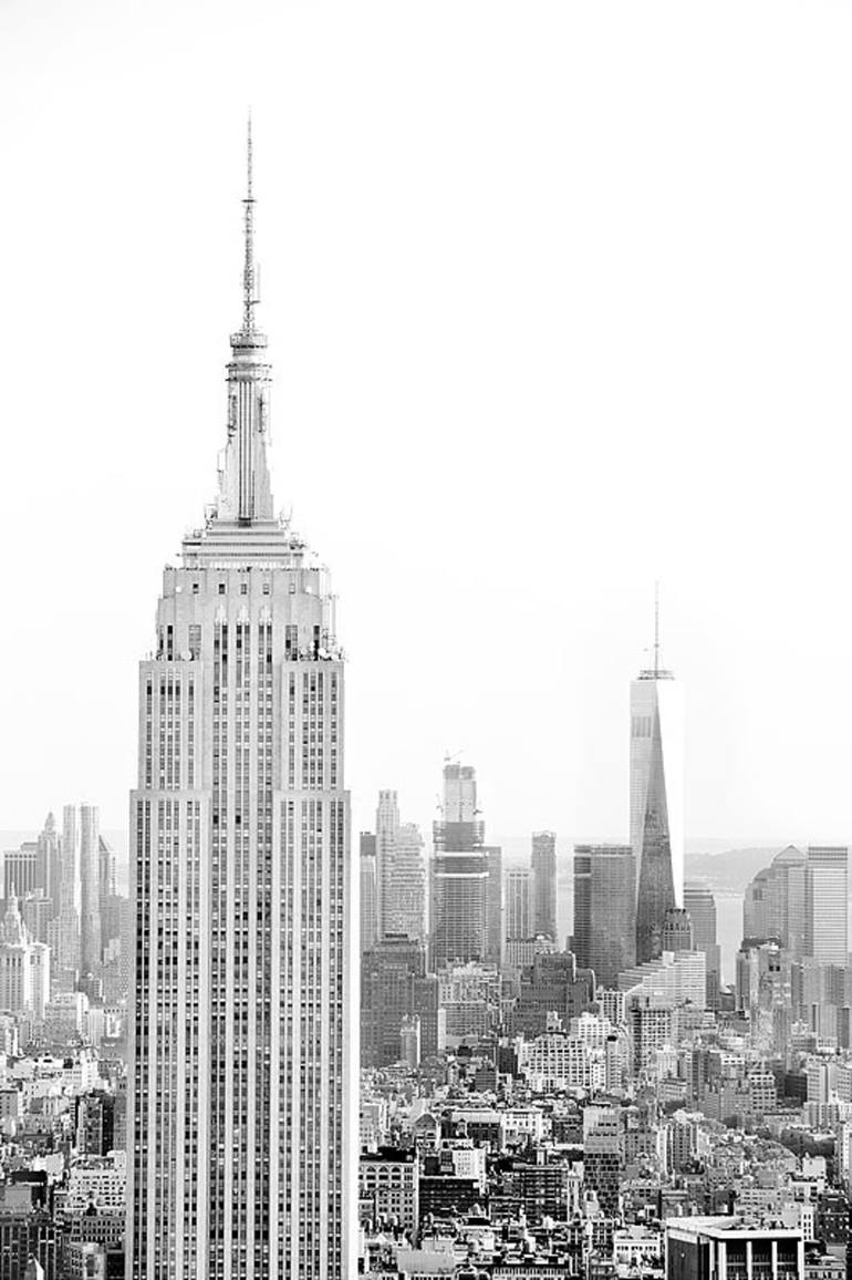 Empire State Building Manhattan New York City Black And White Limited Edition 1 Of 100