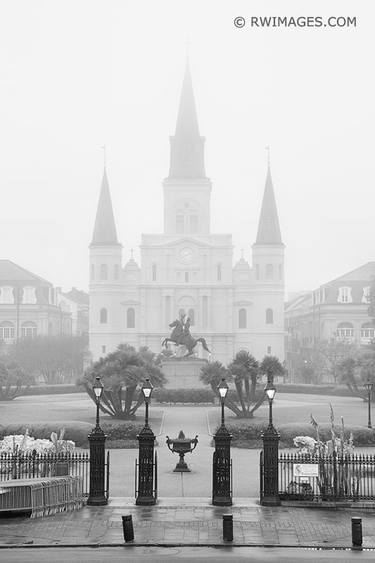 NEW ORLEANS IN FOG BLACK AND WHITE - Limited Edition 1 of 100 thumb