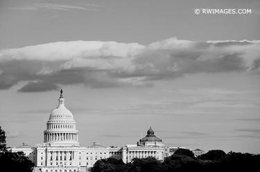 WASHINGTON DC UNITED STATES CAPITOL BLACK AND WHITE - Limited Edition of 100 thumb