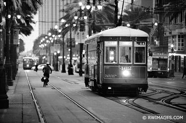 STREETCAR NEW ORLEANS LOUISIANA BLACK AND WHITE - Limited Edition of 100 thumb