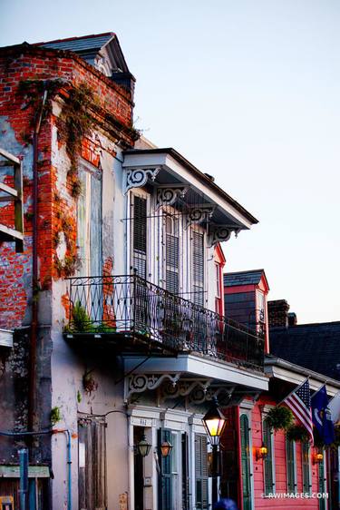 FRENCH QUARTER ARCHITECTURE NEW ORLEANS LOUISIANA VERTICAL COLOR - Limited Edition of 55 thumb