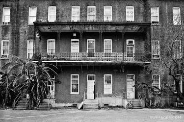 OLD APARTMENT BUILDING LOWER GARDEN DISTRICT NEW ORLEANS BLACK AND WHITE - Limited Edition of 55 thumb