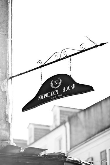 NAPOLEON HOUSE FRENCH QUARTER NEW ORLEANS LOUISIANA BLACK AND WHITE VERTICAL - Limited Edition of 111 thumb