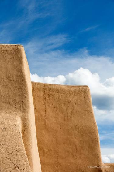 RANCHOS DE TAOS ST. FRANCIS ADOBE CHURCH TAOS NEW MEXICO ARCHITECTURE - Limited Edition of 55 thumb