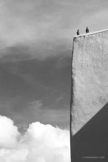 RANCHOS DE TAOS ST. FRANCIS ADOBE CHURCH TAOS NEW MEXICO ARCHITECTURE BLACK AND WHITE - Limited Edition of 55 thumb