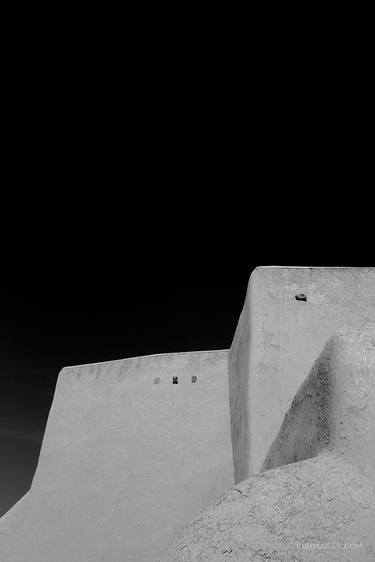 RANCHOS DE TAOS ST. FRANCIS ADOBE CHURCH TAOS NEW MEXICO ARCHITECTURE BLACK AND WHITE - Limited Edition of 55 thumb