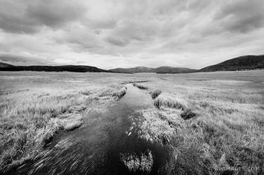 VALLES CALDERA NATIONAL PRESERVE NEW MEXICO LANDSCAPE BLACK AND WHITE - Limited Edition of 55 thumb