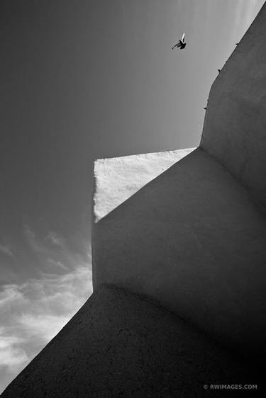 RANCHOS DE TAOS ST. FRANCIS ADOBE CHURCH TAOS NEW MEXICO ARCHITECTURE BLACK AND WHITE - Limited Edition of 55 thumb