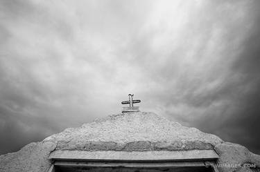 SAN JOSE DE GRACIA LAS TRAMPAS CATHOLIC CHURCH NEW MEXICO BLACK AND WHITE - Limited Edition of 55 thumb