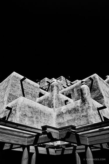 SANTA FE NEW MEXICO BLACK AND WHITE VERTICAL - Limited Edition of 55 thumb