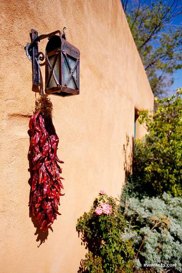 RED CHILI PEPPERS RISTRAS SANTA FE NEW MEXICO VERTICAL - Limited Edition of 55 thumb