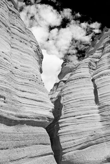 KASHA-KATUWE TENT ROCKS NATIONAL MONUMENT NEW MEXICO BLACK AND WHITE VERTICAL - Limited Edition of 55 thumb